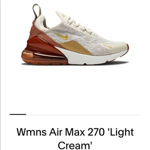 Women’s Nike Air Max 270 Light Cream Terra Blush